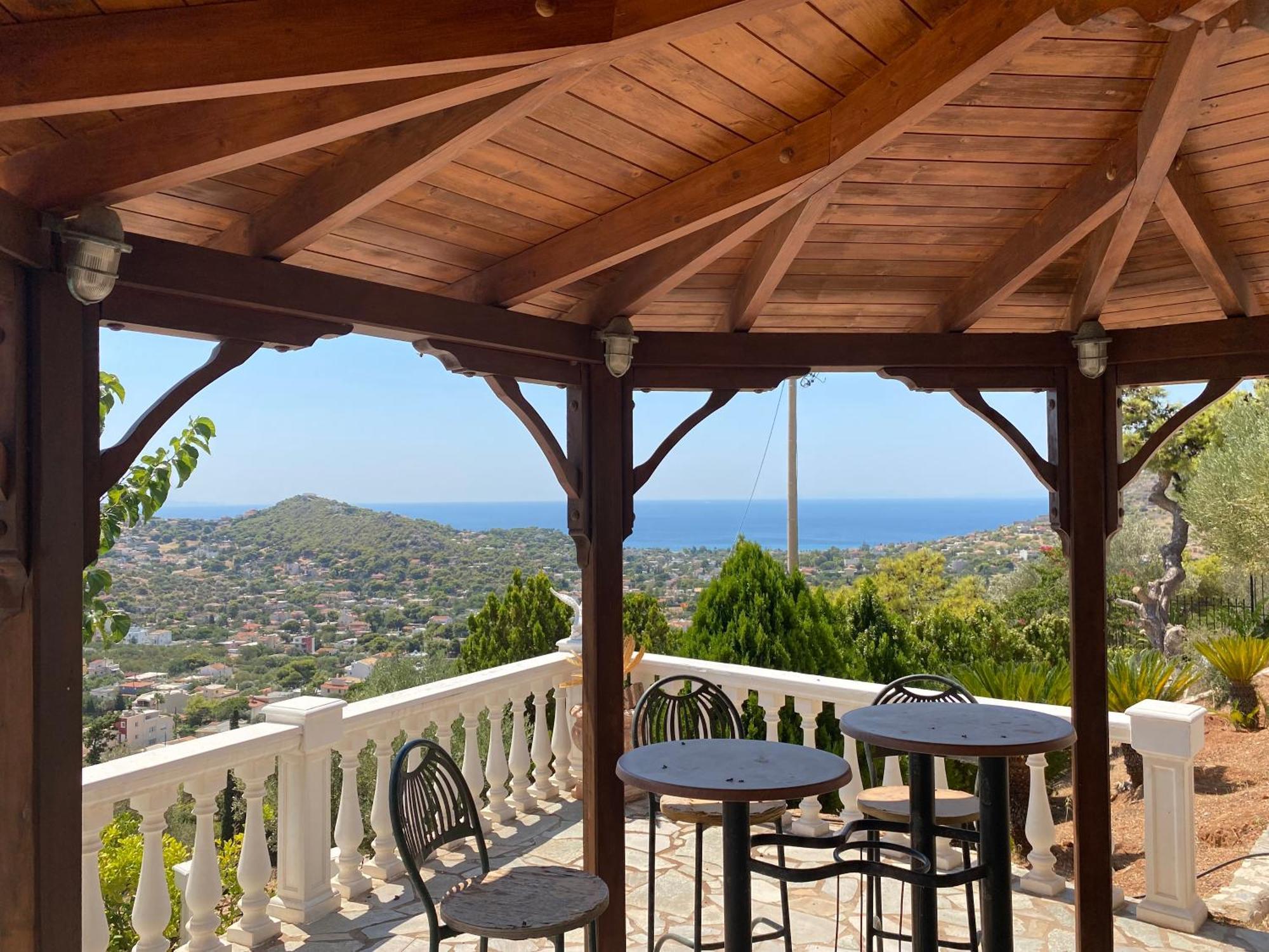 Eagles Nest Villa Athenian Riviera In Aghia Marina Near Lagonisi, Next To The Beach Close To Athens Airport Agia Marina  المظهر الخارجي الصورة