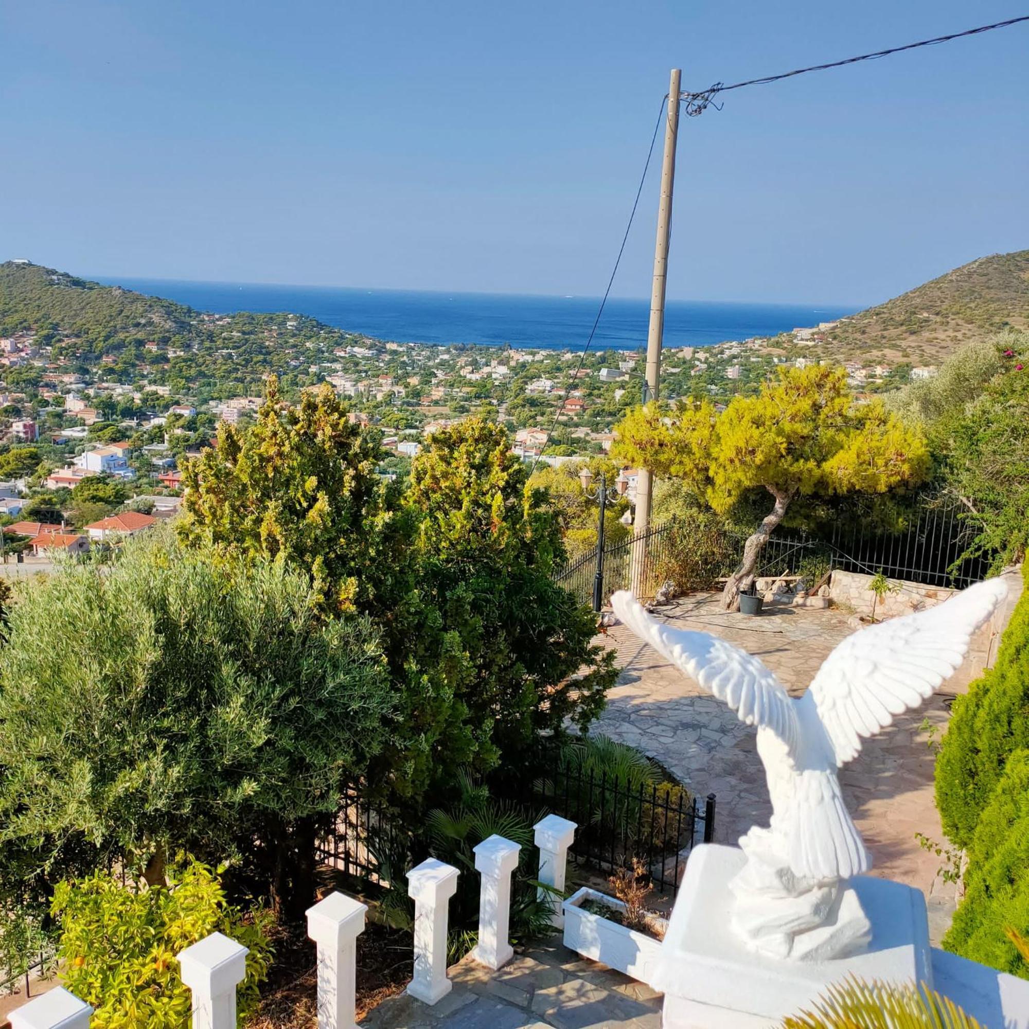 Eagles Nest Villa Athenian Riviera In Aghia Marina Near Lagonisi, Next To The Beach Close To Athens Airport Agia Marina  المظهر الخارجي الصورة